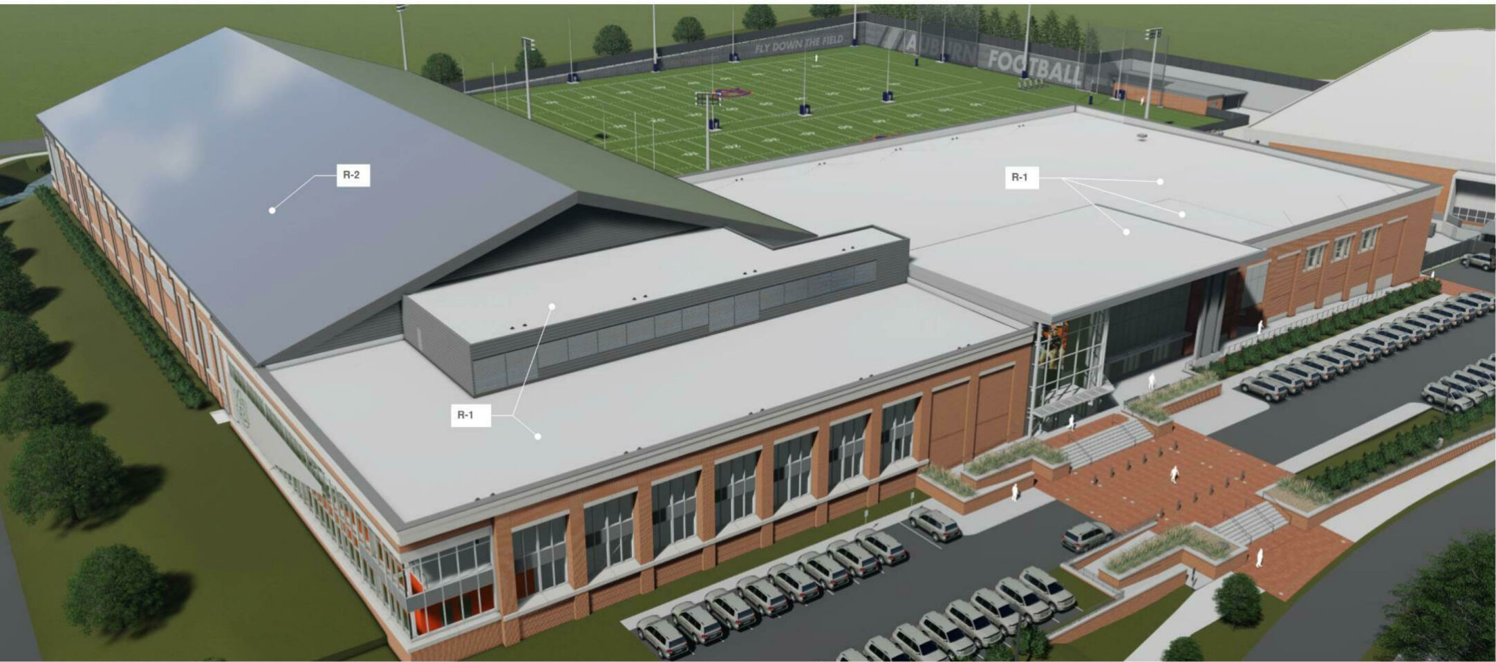 Auburn Football Performance Facility renderings